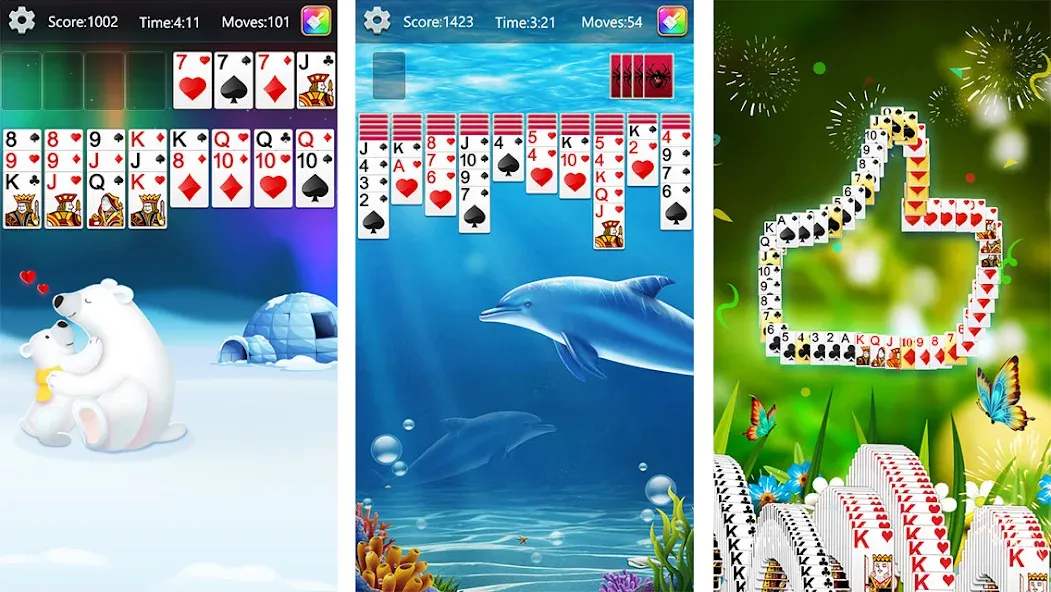 Solitaire Collection Fun (Солитер Коллекция Фан) [MOD: Mega Mod/Меню] - Скриншот 2