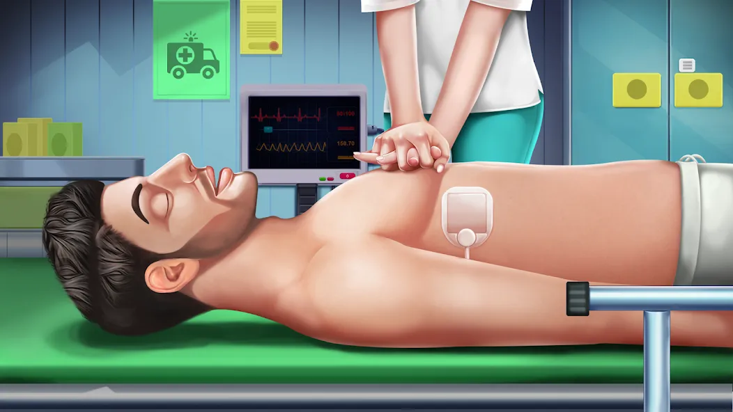Doctor Hospital Games Offline [МОД: Все открыто, Дополнительные деньги и Меню MOD] Screenshot 4