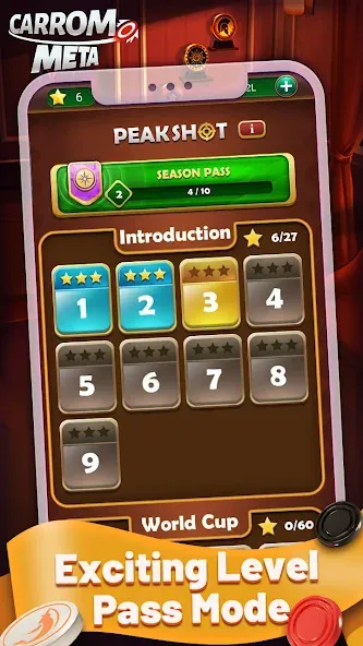 Carrom Meta-Board Disc Game (Карром Мета) [МОД: Бесконечные деньги, Монеты и Мега MOD] Screenshot 5