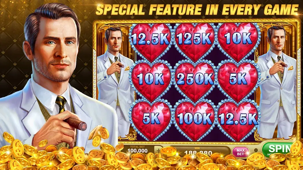 Slots Rush: Vegas Casino Slots (Слотс Раш) [MOD: Premium/Unlocked] - Скриншот 1