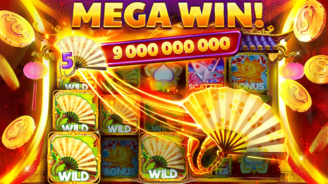 Slots Crush online casino game (Слотс Краш) [МОД: Меню, Бесконечные монеты и Открытые уровни] Screenshot 1