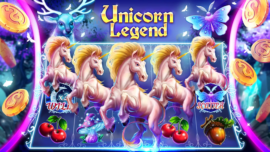 Slots Crush online casino game (Слотс Краш) [МОД: Меню, Бесконечные монеты и Открытые уровни] Screenshot 3