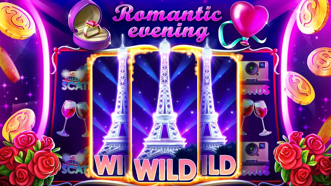 Slots Crush online casino game (Слотс Краш) [МОД: Меню, Бесконечные монеты и Открытые уровни] Screenshot 4
