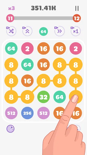 Connect the Pops! [МОД: Меню, Бесконечные монеты и Открытые уровни] Screenshot 1