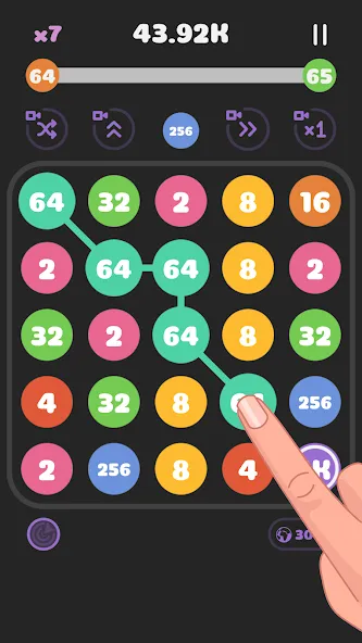 Connect the Pops! [МОД: Меню, Бесконечные монеты и Открытые уровни] Screenshot 2