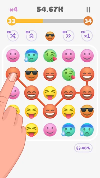Connect the Pops! [МОД: Меню, Бесконечные монеты и Открытые уровни] Screenshot 3