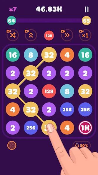 Connect the Pops! [МОД: Меню, Бесконечные монеты и Открытые уровни] Screenshot 5