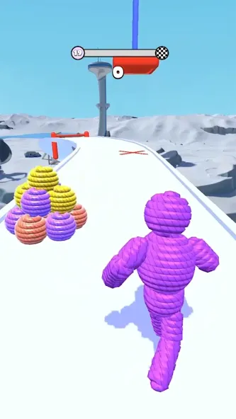 Rope-Man Run (Трос) [МОД: Много монет, Открытые уровни и Мега MOD] Screenshot 1
