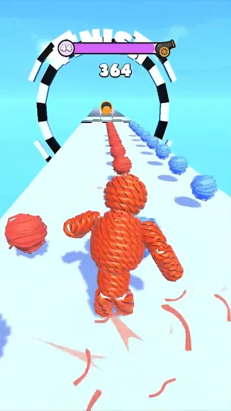 Rope-Man Run (Трос) [МОД: Много монет, Открытые уровни и Мега MOD] Screenshot 5