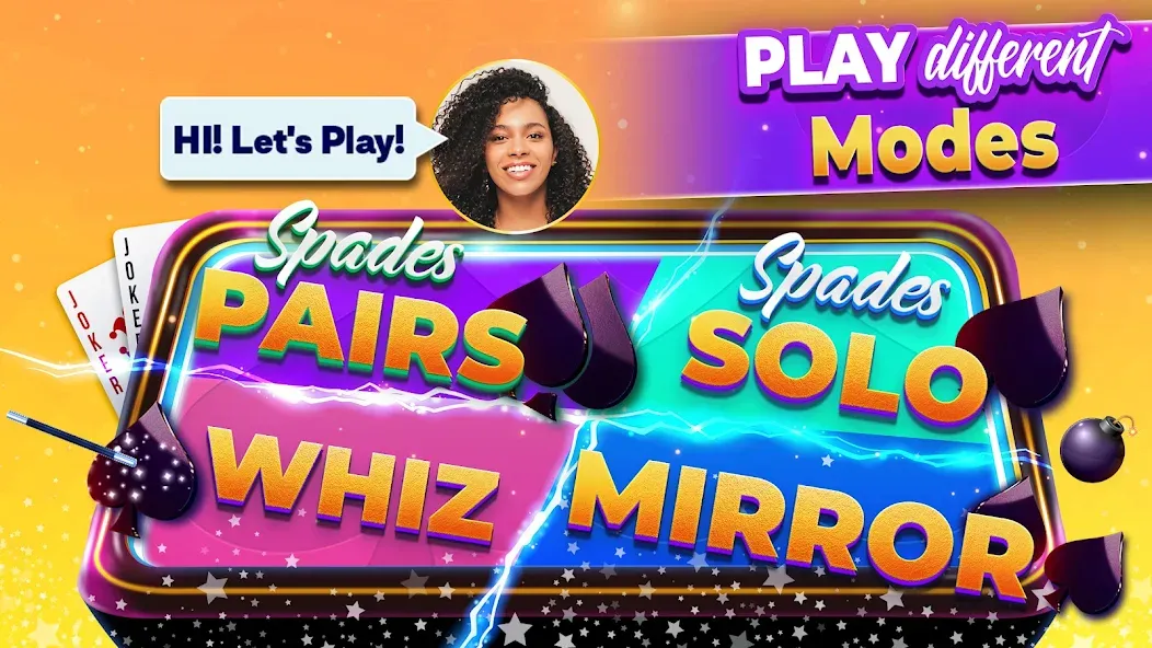 VIP Spades - Online Card Game (ВИП Спейдс) [МОД: Много монет, Открытые уровни и Мега MOD] Screenshot 1
