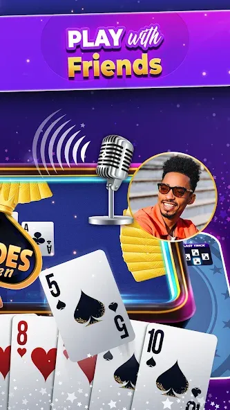VIP Spades - Online Card Game (ВИП Спейдс) [МОД: Много монет, Открытые уровни и Мега MOD] Screenshot 3