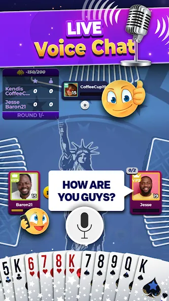 VIP Spades - Online Card Game (ВИП Спейдс) [МОД: Много монет, Открытые уровни и Мега MOD] Screenshot 5