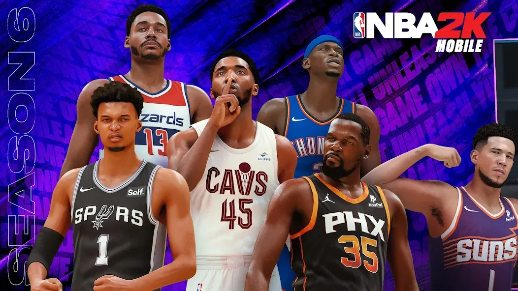 NBA 2K Mobile Basketball Game (НБА 2 Мобайл) [МОД: Много монет, Открытые уровни и Мега MOD] Screenshot 1