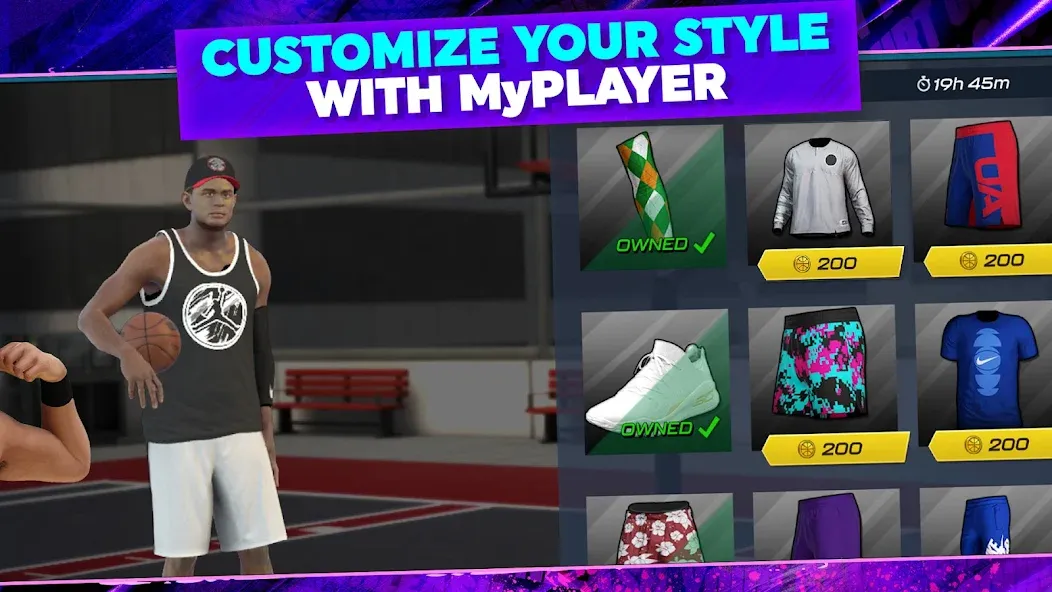 NBA 2K Mobile Basketball Game (НБА 2 Мобайл) [МОД: Много монет, Открытые уровни и Мега MOD] Screenshot 2