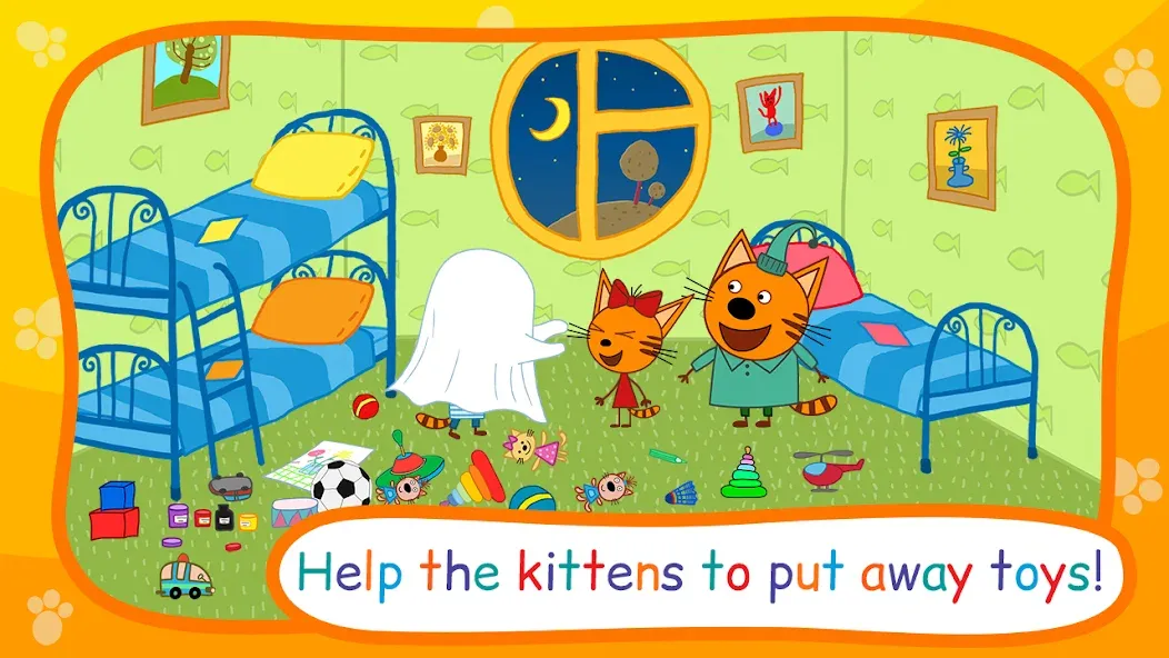 Kid-E-Cats: Bedtime Stories [МОД: Бесконечные деньги, Монеты и Мега MOD] Screenshot 1