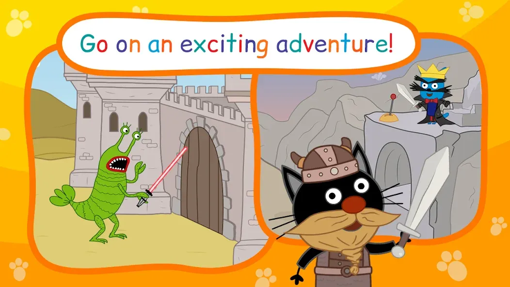 Kid-E-Cats: Bedtime Stories [МОД: Бесконечные деньги, Монеты и Мега MOD] Screenshot 2