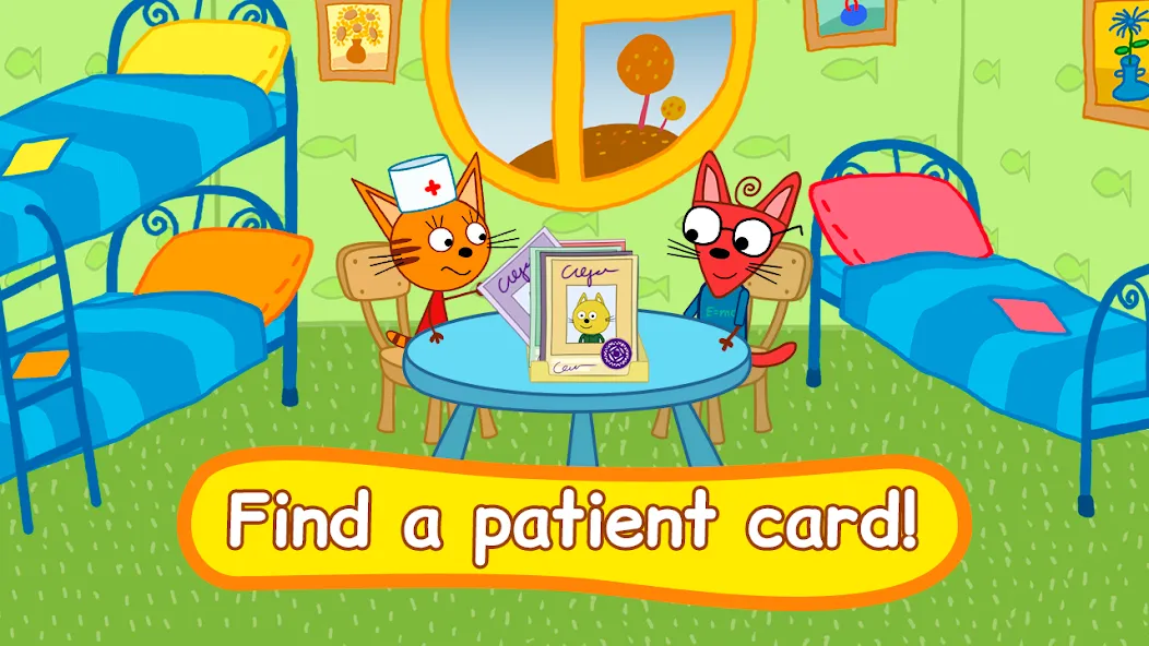 Kid-E-Cats: Animal hospital [МОД: Все открыто, Дополнительные деньги и Меню MOD] Screenshot 1