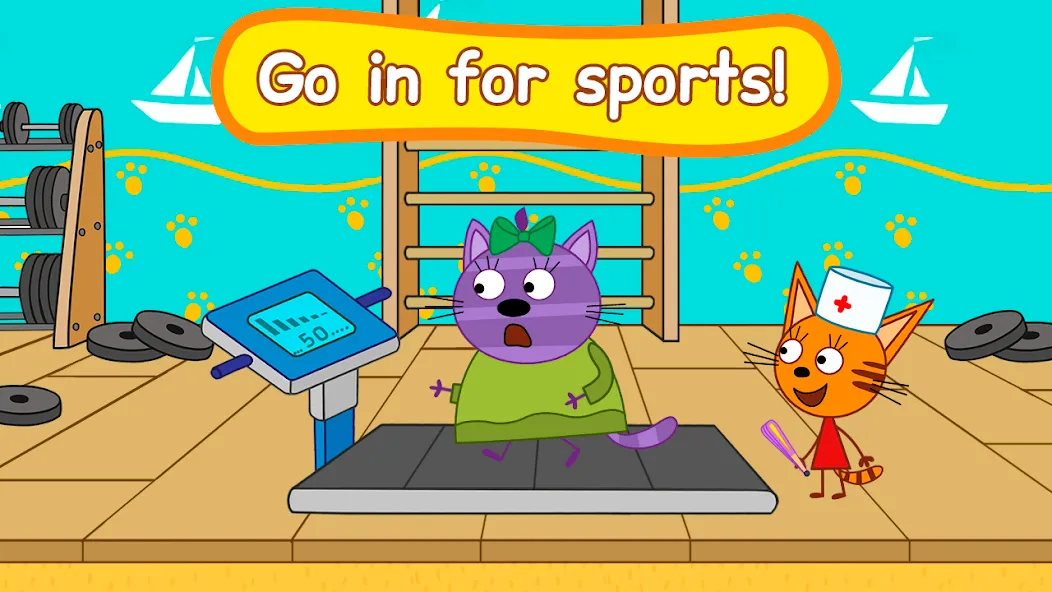 Kid-E-Cats: Animal hospital [МОД: Все открыто, Дополнительные деньги и Меню MOD] Screenshot 2