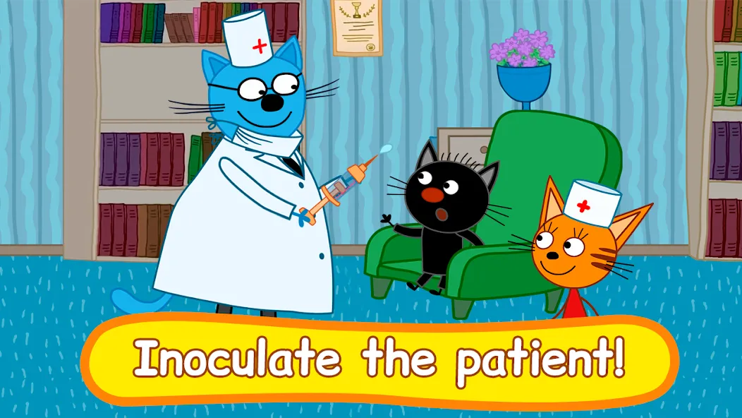 Kid-E-Cats: Animal hospital [МОД: Все открыто, Дополнительные деньги и Меню MOD] Screenshot 5