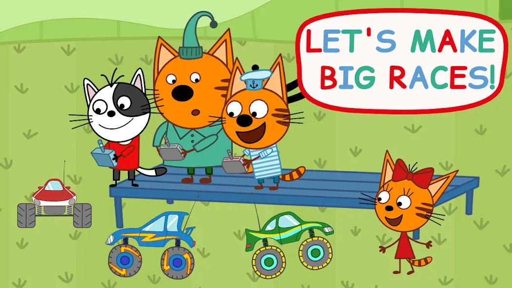 Kid-E-Cats: Kids Monster Truck [МОД: Меню, Бесконечные монеты и Открытые уровни] Screenshot 1