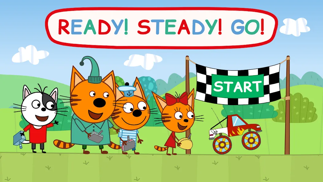 Kid-E-Cats: Kids Monster Truck [МОД: Меню, Бесконечные монеты и Открытые уровни] Screenshot 2
