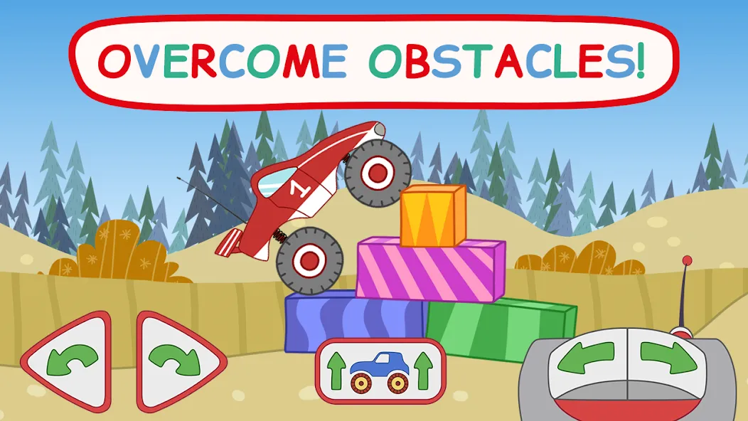 Kid-E-Cats: Kids Monster Truck [МОД: Меню, Бесконечные монеты и Открытые уровни] Screenshot 3