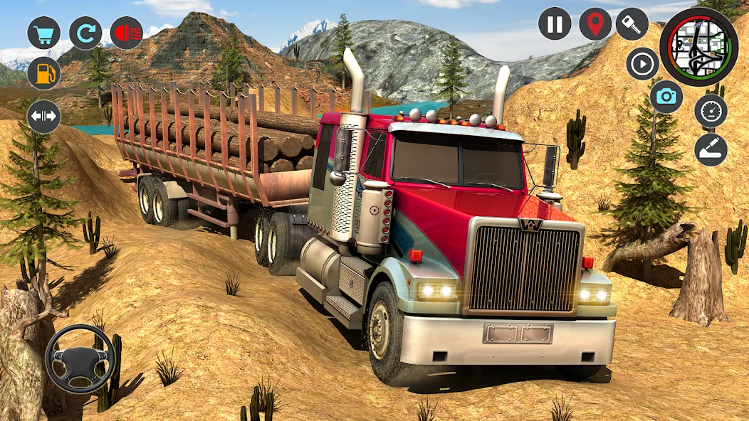 Transport Simulator Truck Game [МОД: Меню, Бесконечные монеты и Открытые уровни] Screenshot 1