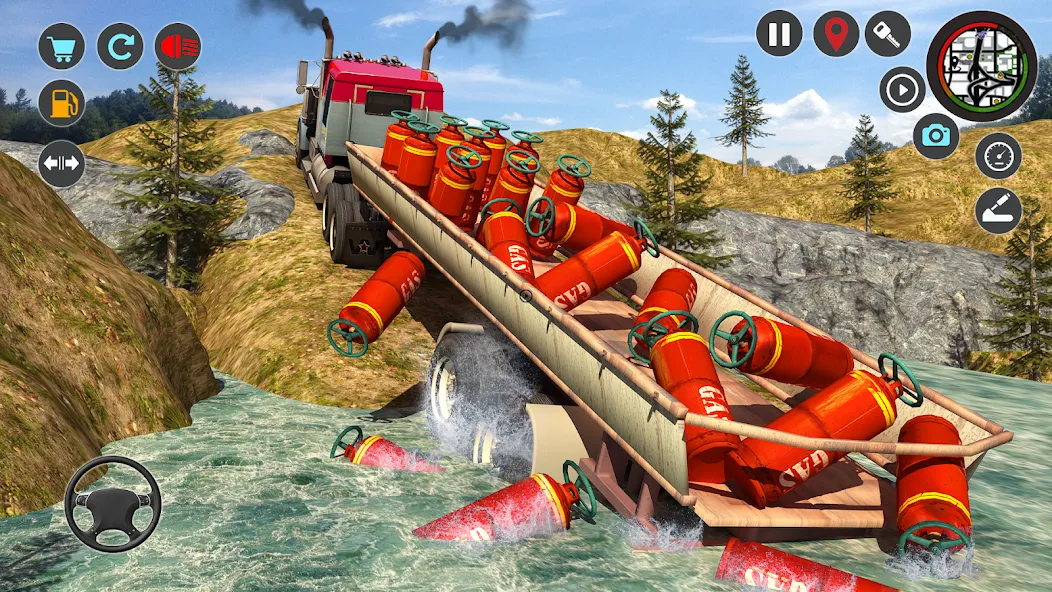 Transport Simulator Truck Game [МОД: Меню, Бесконечные монеты и Открытые уровни] Screenshot 2