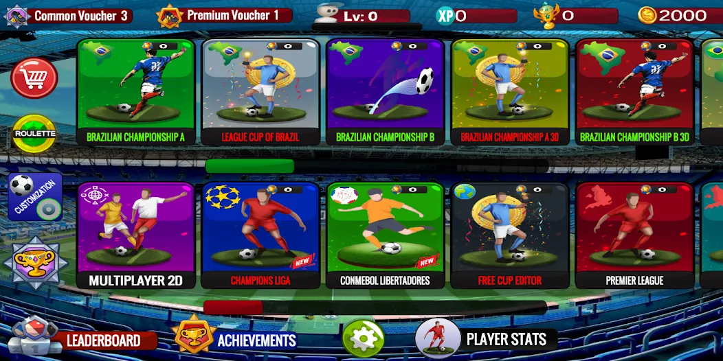 Button Football [МОД: Деньги, Монеты и Меню MOD] Screenshot 1