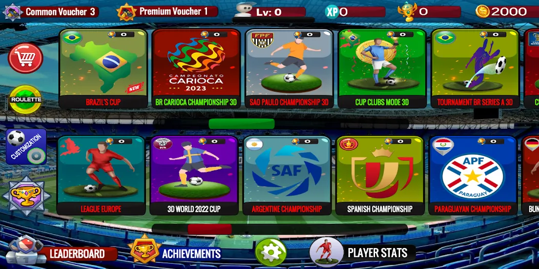 Button Football [МОД: Деньги, Монеты и Меню MOD] Screenshot 2