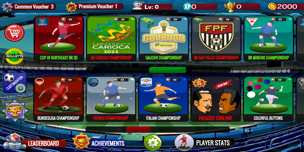 Button Football [МОД: Деньги, Монеты и Меню MOD] Screenshot 3