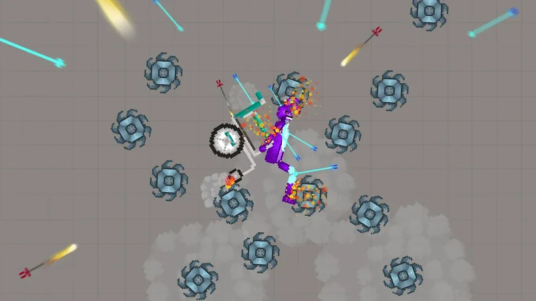 Dismounting Playground (Дизмаунтинг Плейграунд) [МОД: Много денег, Монет и Все открыто] Screenshot 4