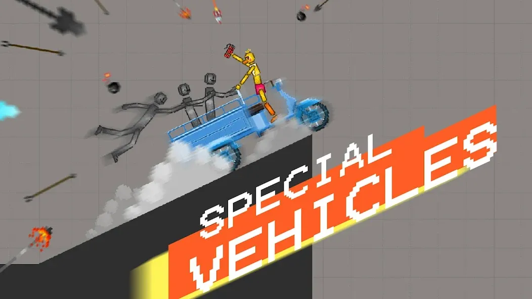 Dismounting Playground (Дизмаунтинг Плейграунд) [МОД: Много денег, Монет и Все открыто] Screenshot 5