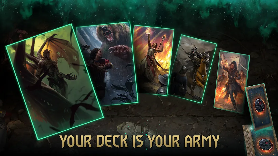 GWENT: The Witcher Card Game [МОД: Деньги, Монеты и Меню MOD] Screenshot 1