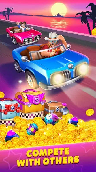 Party Match (Диско матч) [МОД: Бесконечные деньги, Монеты и Мега MOD] Screenshot 4