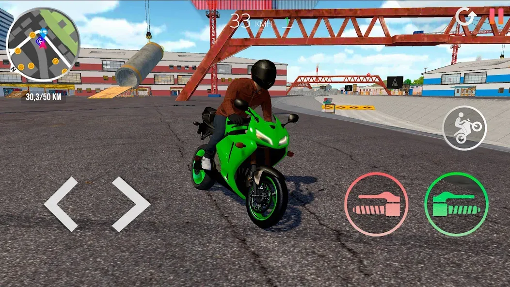 Motorcycle Real Simulator (Мотоцикл Реальный Симулятор) [МОД: Деньги, Монеты и Меню MOD] Screenshot 5