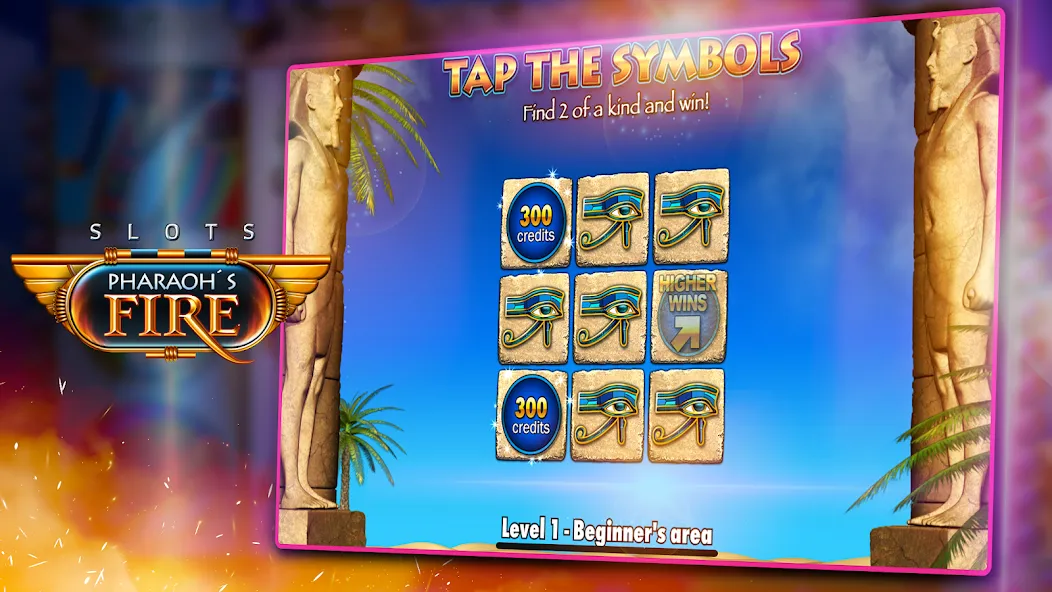 Slots - Pharaoh's Fire (Слоты) [МОД: Деньги, Монеты и Меню MOD] Screenshot 5