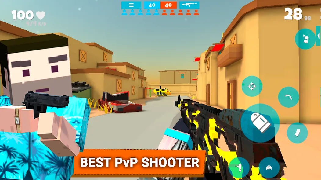 Fan of Guns: FPS Pixel Shooter (Фан оф Ганс) [МОД: Много денег, Монет и Все открыто] Screenshot 1