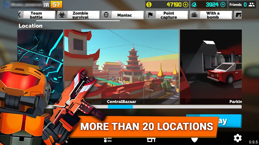 Fan of Guns: FPS Pixel Shooter (Фан оф Ганс) [МОД: Много денег, Монет и Все открыто] Screenshot 5