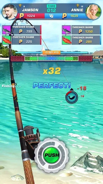 Fishing Rival 3D (Фишинг Ривал 3Д) [МОД: Все открыто, Дополнительные деньги и Меню MOD] Screenshot 5