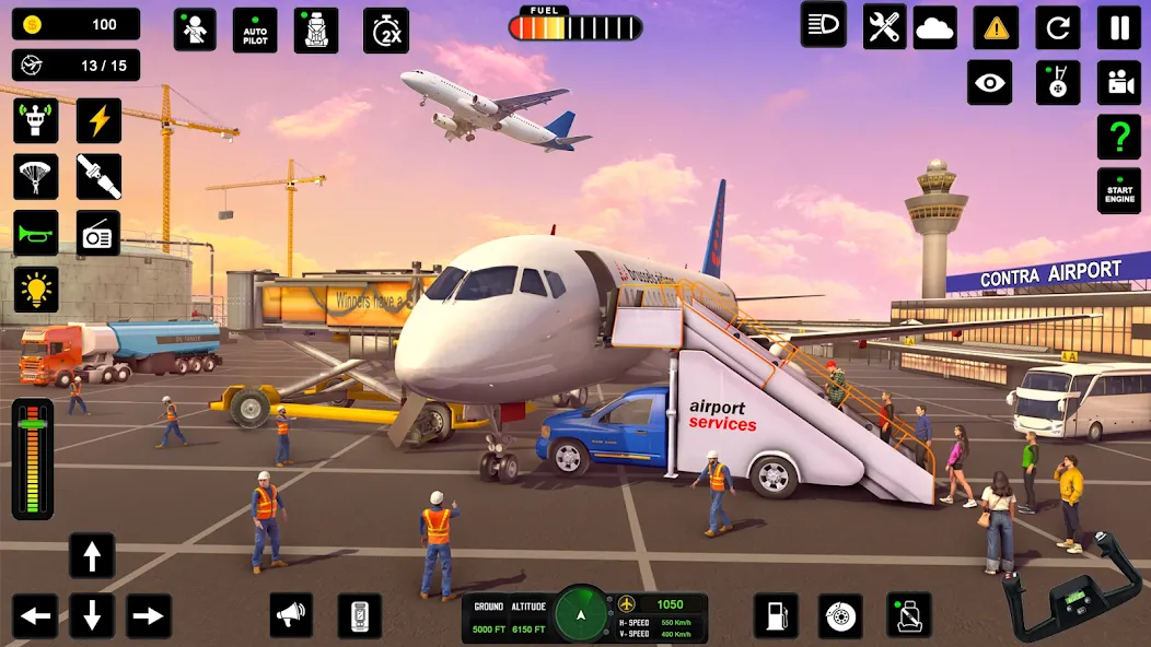 City Pilot Cargo Plane Games (Сити Пилот Карго Плейн Геймс) [МОД: Много денег, Монет и Все открыто] Screenshot 3