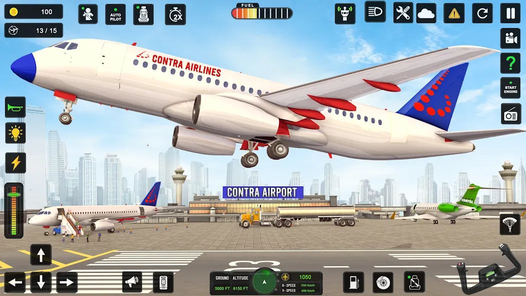 City Pilot Cargo Plane Games (Сити Пилот Карго Плейн Геймс) [МОД: Много денег, Монет и Все открыто] Screenshot 4