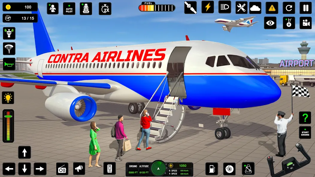 City Pilot Cargo Plane Games (Сити Пилот Карго Плейн Геймс) [МОД: Много денег, Монет и Все открыто] Screenshot 5
