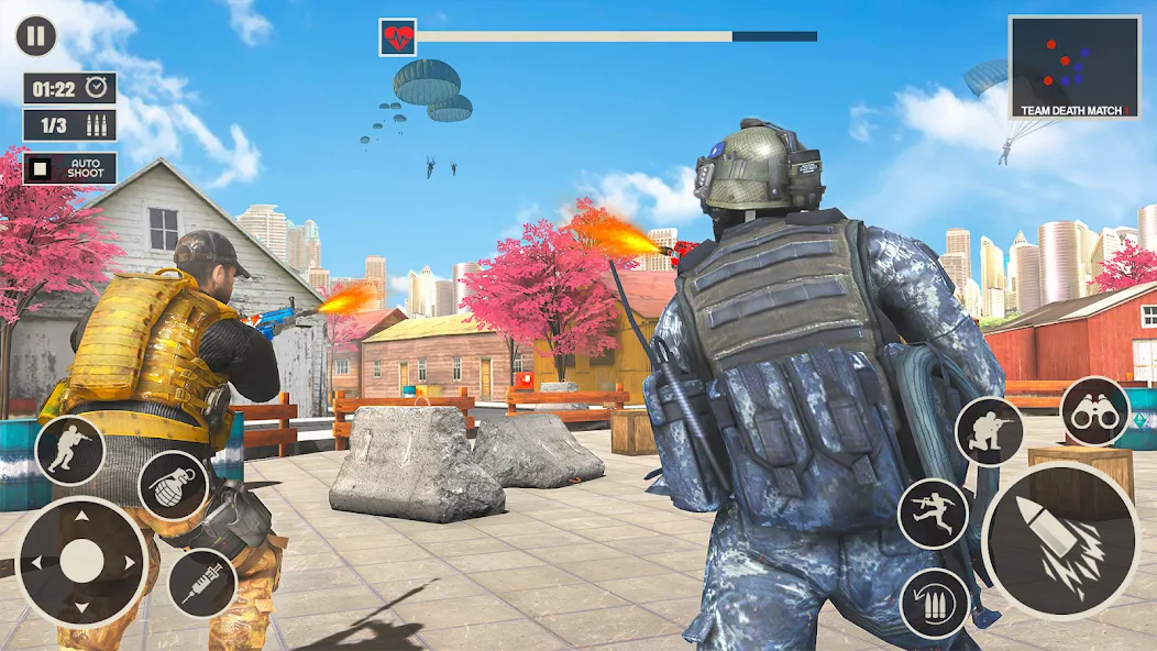 Offline War Shooting Games 3D [МОД: Много монет, Открытые уровни и Мега MOD] Screenshot 4