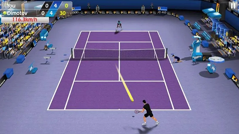 3D Tennis [МОД: Все открыто, Дополнительные деньги и Меню MOD] Screenshot 4