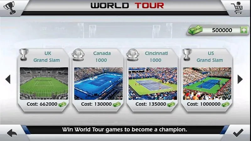 3D Tennis [МОД: Все открыто, Дополнительные деньги и Меню MOD] Screenshot 5