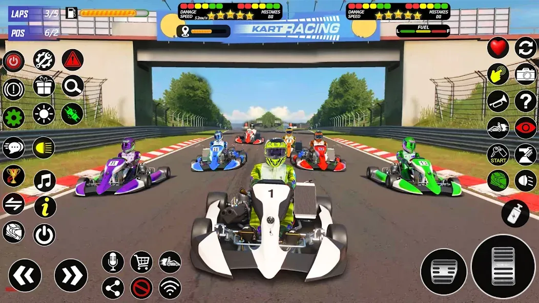 Buggy Race: Kart Racing Games [МОД: Много монет, Открытые уровни и Мега MOD] Screenshot 2