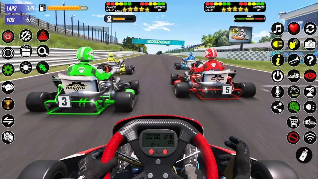 Buggy Race: Kart Racing Games [МОД: Много монет, Открытые уровни и Мега MOD] Screenshot 3