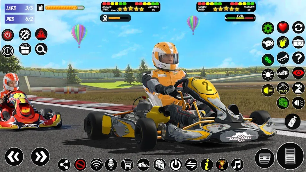 Buggy Race: Kart Racing Games [МОД: Много монет, Открытые уровни и Мега MOD] Screenshot 4
