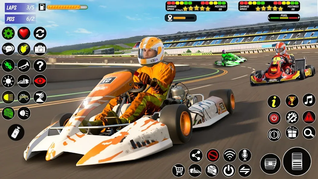 Buggy Race: Kart Racing Games [МОД: Много монет, Открытые уровни и Мега MOD] Screenshot 5